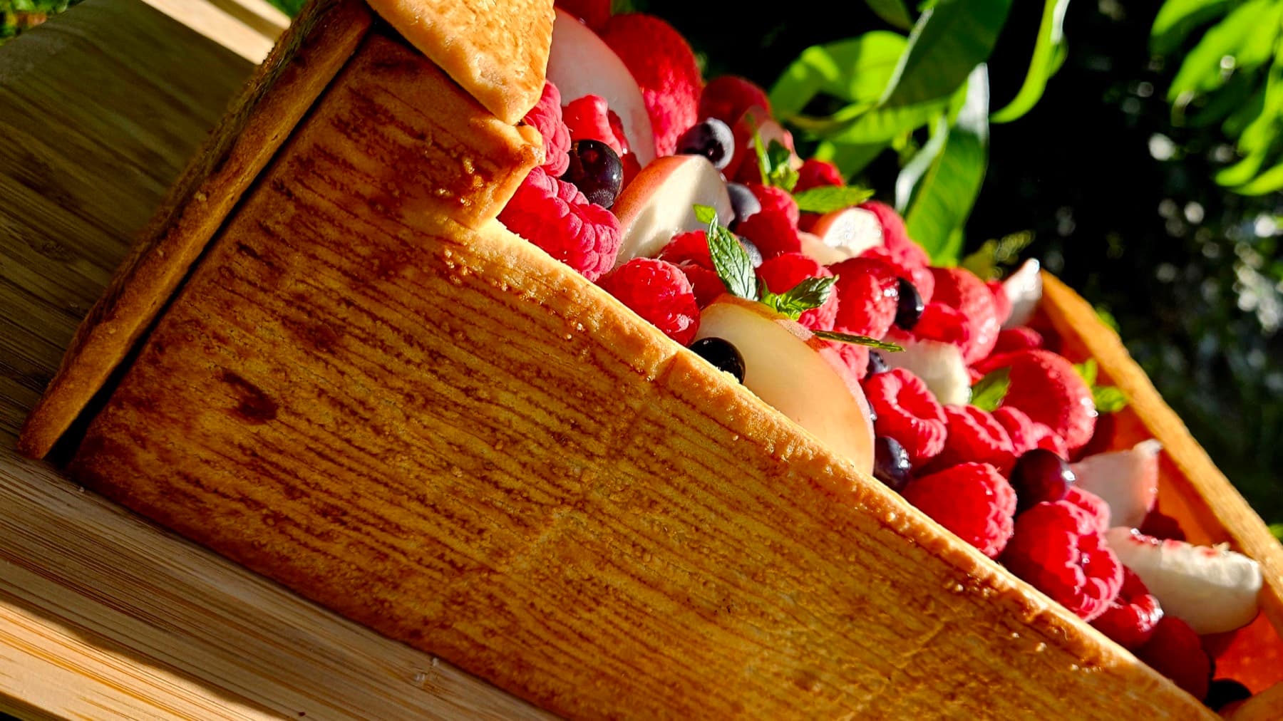 Gâteau trompe-l'œil entièrement comestible